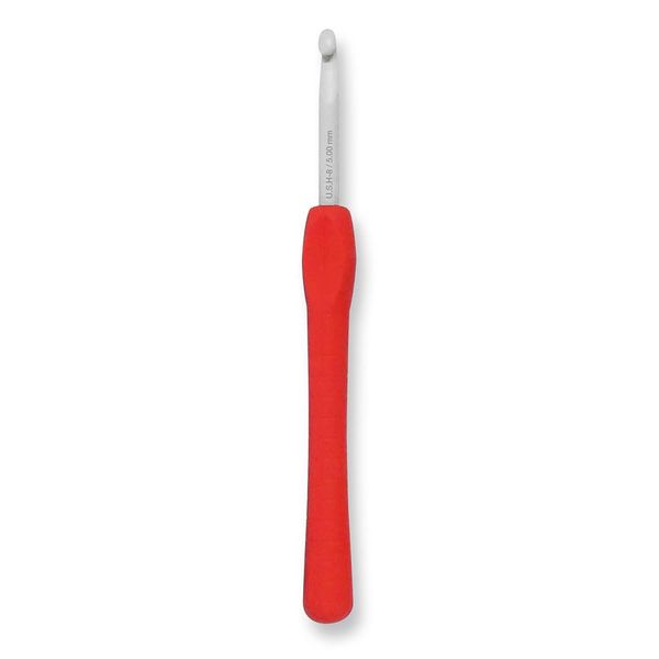 Pony Easy Grip Crochet Hook 5.00mm Aluminium 1pc