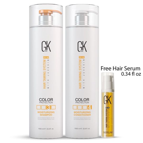 GK HAIR Moisturizing Shampoo and Conditioner for Women Men Sulfate Free 33.8 oz