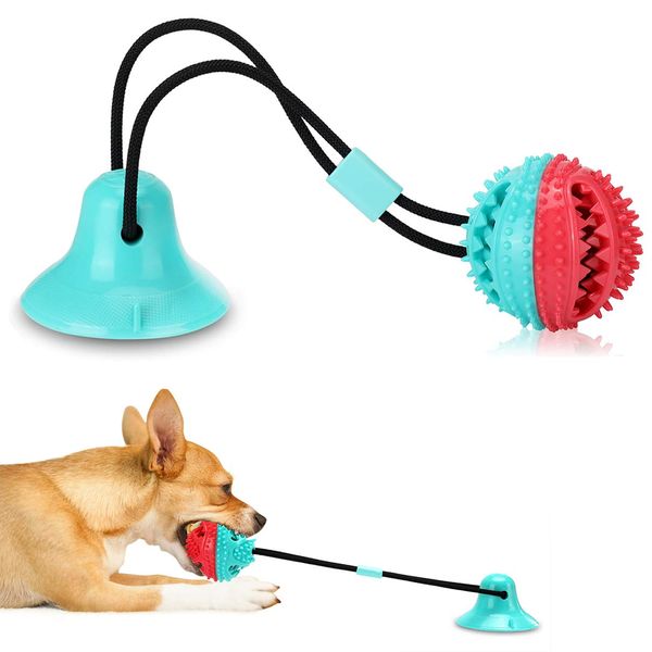 ALLRIER Interactive Dog Toys Tug of War, Mentally Stimulating Toys for Dogs, Puppy Teething Toys for Boredom, Dog Puzzle Treat Food Dispensing Ball Toy for Small Medium Dogs