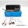 Blue Multifunctional Digital MP3 Pocket Speaker AM/FM Radio Bluetooth/USB/SD/AUX