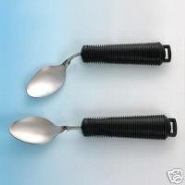 BENDABLE SPOON EATING AID SOFT GRIP ANGLED CUTLERY