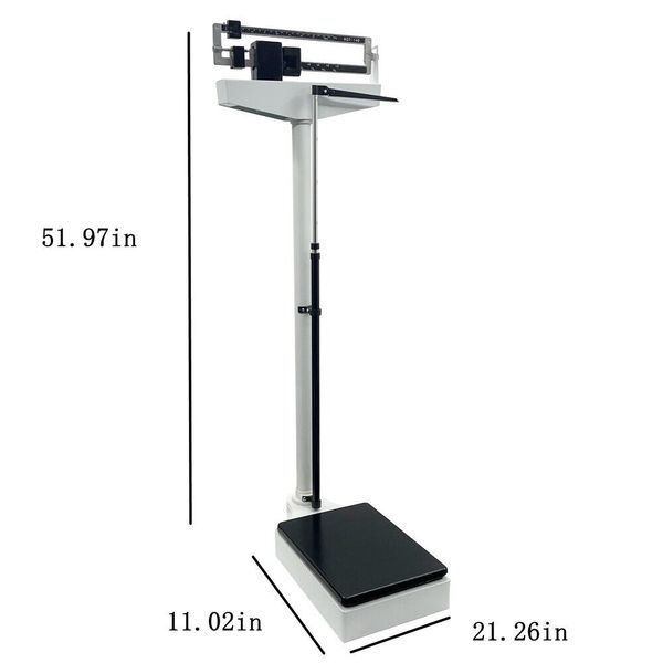 Double Scale Height And Weight Scale Mechanical Body Weight Scale