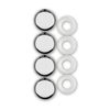 UNBREAKABLE CLEAR BUBBLE LICENSE PLATE TAG HOLDER FRAME BUMPER SHIELD COVER NEW