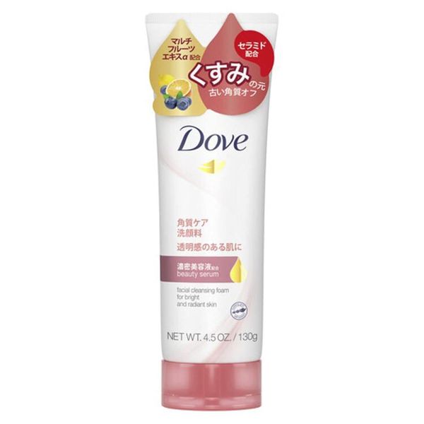 Dove Clear Renew Exfoliating Dullness Tone Up Face Wash, 4.6 oz (130 g), Gentle Floral Scent, 1 Piece