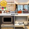 LED Strip Light 32.8Ft Dimmable Vanity Lights  3000K Super Bright LED Tape Light