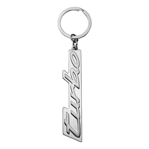 Porsche Essential Turbo Script Keychain