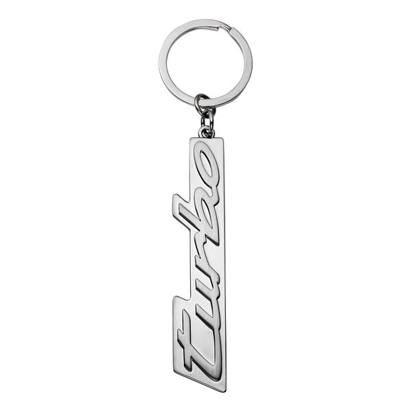 Porsche Essential Turbo Script Keychain