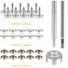 300Pcs Snap Fastener Boat Canvas Marine Screw Press Stud Cover Button Tool Kit