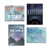 Explore Collection of Four 11x14 Wall Art Prints, Typography, Nursery Decor, Kid's Wall Art Print, Kid's Room Decor, Gender Neutral, Motivational Word Art, Inspirational Decor for Kids, Playroom Decor