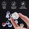 YLRONGTIAN Tattoo Ink Caps, White