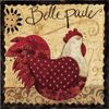 Red Rooster by Dan DiPaolo - 16x16 Art Print Poster