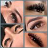 Eyelash Extensions, 3 Boxes, 5D Volume Eyelashes, C, D Curl, Thickness 0.07, 0.10mm, 12 Rows, 5 Bundles, Pine Extension, Natural, Popular, 3 Trays Short Stem 5D Eyashes Extension (D-0.04 inches (11 mm) x 3)