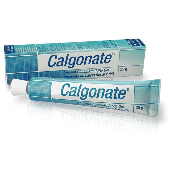 Calgonate 2.5% Calcium Gluconate Hydrofluoric Acid Neutralizing Gel 25G Tube - 1 Pack