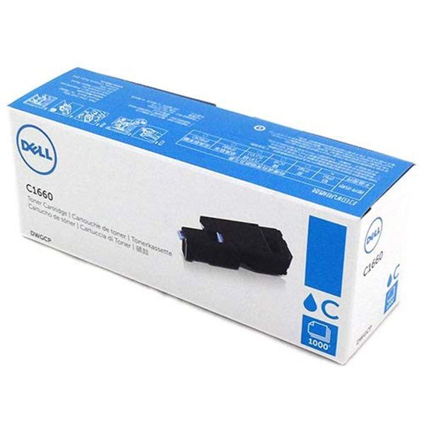Dell 412875 Toner Laser originelle kompatibel mit Drucker C1660 W Gutschein Laser cyan