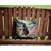 Caroline's Treasures Spring Path Throw Pillow, 14Hx14W, Cane Corso 6591