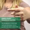 Lewis-Plast Premium Assorted Breathable Washproof Plasters - Box of 100 First Aid Medical Grade Waterproof Plaster - Suitable for All Types of Minor Cuts and Grazes - Fast Wound Healing