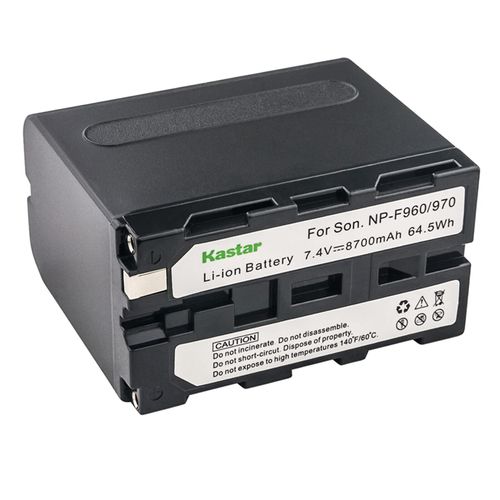 Kastar 3-Pack NP-F960 / NP-F970 Battery and AC Wall Charger Replacement for Teradek Wave Smart Streaming Monitor/Encoder, Vaxis Storm 072 Field Monitor, GyroVu Lightweight 5" On-Camera HDMI Monitor