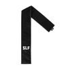 SLEEFS Basic Black Thin Football Towel with Logo