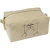 'Drum Set' Canvas Wash Bag/Makeup Case (CS00010062)