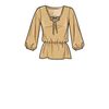 Simplicity Misses' Top Sewing Pattern Kit, Code S9469, Sizes 6-8-10-12-14, Multicolor
