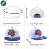 Underground Kulture Blue Splash Snapback Baseball Cap