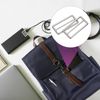 sourcing map 8Pcs Slide Buckle 2" Tri-Glide Slides Adjuster Webbing Strap Slider, Silver