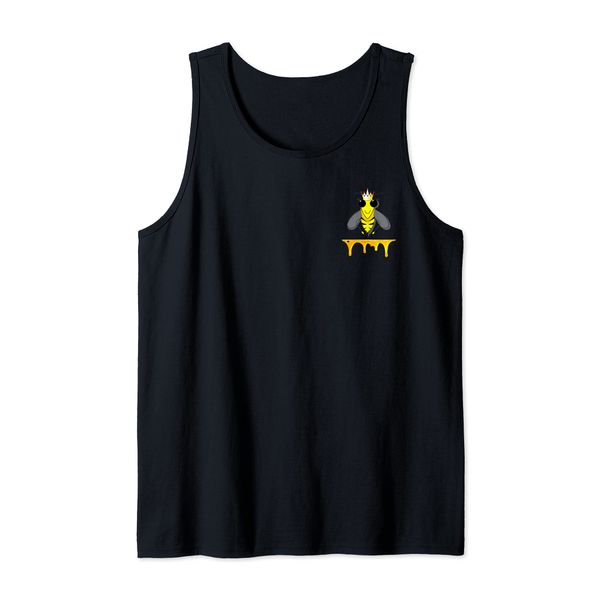 Beekeeper gift honey bees, Bee Keeping fly, small logo Tank Top