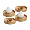 Kesper Eierbecher FSC Bambus, Natur (4er Pack)
