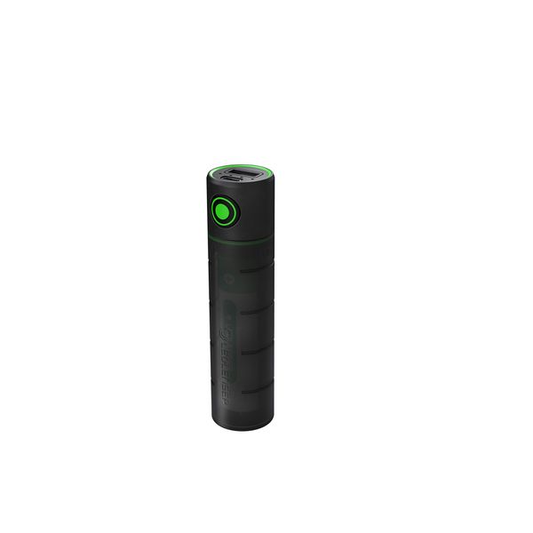 Ledlenser Flex3 Outdoor Powerbank Charger, removable Lithium battery type 18650, quickly rechargeable, robust body, IP65 Predection against dust, water and short circuit, charge and capacity indicator