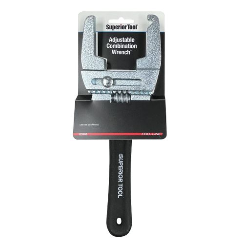 Superior Tool 3840 Adjustable Combination Wrench, One Size, Multi