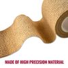 MEDca Self Adherent Cohesive Wrap Bandages 2 Inches X 5 Yards 12 Count with Strong Elastic First Aid Tape for Sprain Swelling and Soreness on Wrist and Ankle (Skin Color)