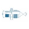 1/2 BSP Din3852 Form A x 3/4 JIC M/M