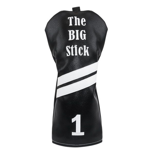 IZZO Golf BIG STICK Driver Headcover , black , Small