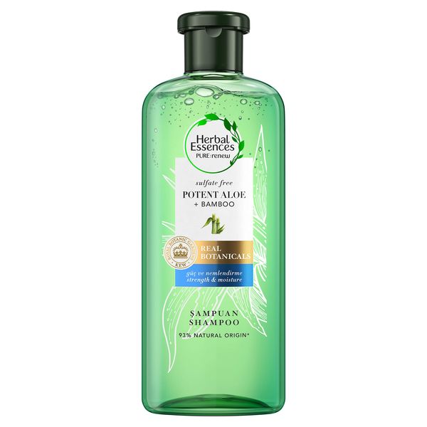 Herbal Essences Sülfatsız Şampuan Güç ve Nem Aloe + Bambu 380 ml