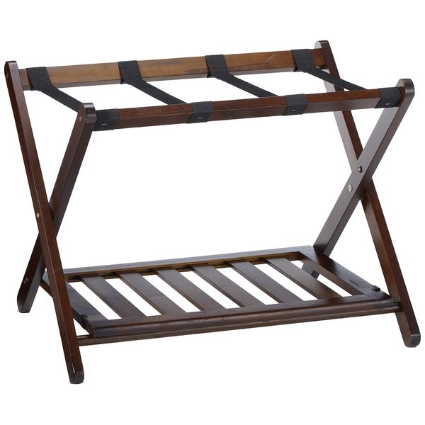 Winsome Remy Shelf Luggage Rack, Cappuccino