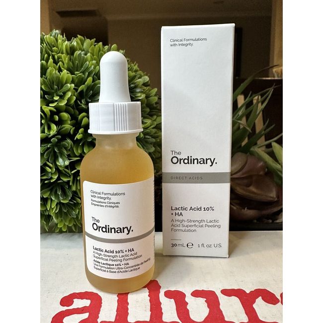 The Ordinary Lactic Acid 10%+ HA, Full Size 1oz/30ml, New Boxed+Free Shipping