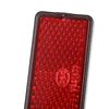 uxcell 2pcs Front Lower Fork Reflector Sticker Rear Saddlebag Side Visibility Reflector Stripe Kit Universal Red