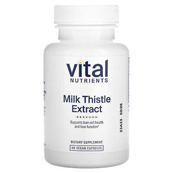 Milk Thistle Extract, 250 mg, 60 Vegan Capsules