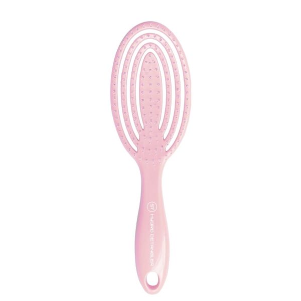 Smart Tech Hydro Detangler Brush Pink Wet or Dry