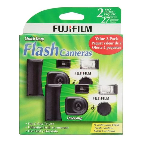 Fujifilm Quicksnap One Time Use 35Mm Camera with Flash, 2 Pack FULFILLED BY WALM