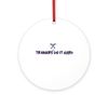 CafePress TRAINERS DO IT HARD 4" Round MDF Wood Ornament