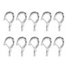 eMagTech 10pcs M4 Screw Hook Hanging Hook with Spring Buckle Eye Hook for Most Coupling Components with Metric Internal Threads
