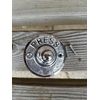 Retro Collection Round Push Button Door Bell with Chrome Silver Finish Main Wire