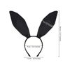 SCSpecial Bunny Ears Headband Easter Headband Rabbit Ear Hair Band for Party Cosplay Costume Accessory - Black