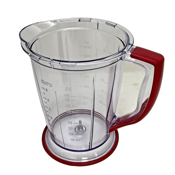 Ninja Storm Replacement 48oz Cup Pitcher Bowl for QB900 QB1000 Master Prep RED