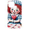 iPhone 15 Raggedy Ann Making Valentine's Day Cards Case