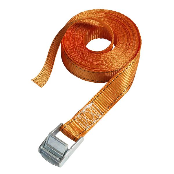 Master Lock 3212EURDAT FastLink Straps with Buckle, Orange, 5m x 25mm strap