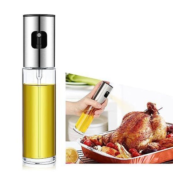 Glass Oil Sprayer Bottle Oil Dispenser for Kitchen Baking Roasting BBQ