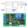 DC12V Adjustable Timer Relay, Relay Timing Module, Adjustable Time Switch Module, Digital LCD Display Countdown Timer