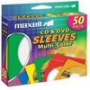 50PK COLOR CD/DVD SLEEVES